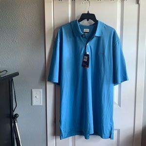 NWT- Greg Norman Blue Play Dry Polo - XXL